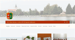 Desktop Screenshot of kornye.hu